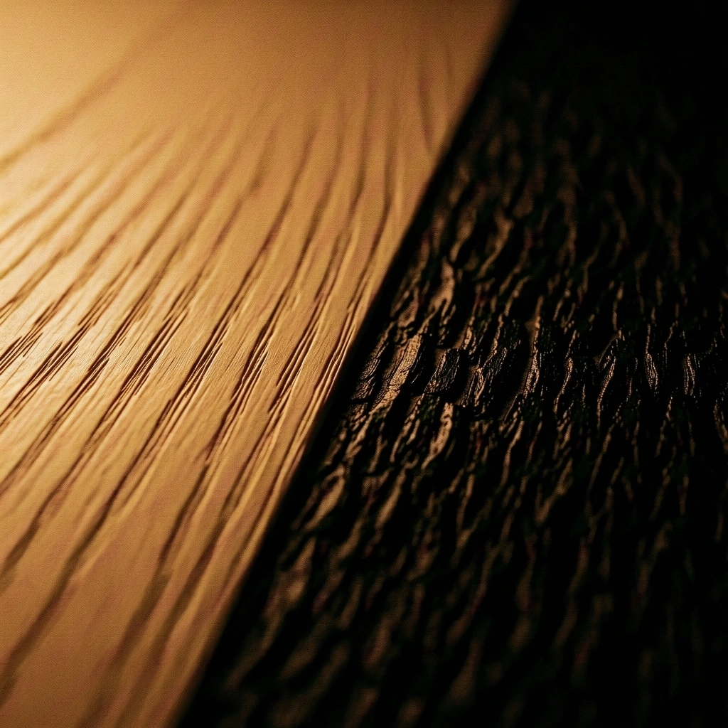 Madera maciza detalle